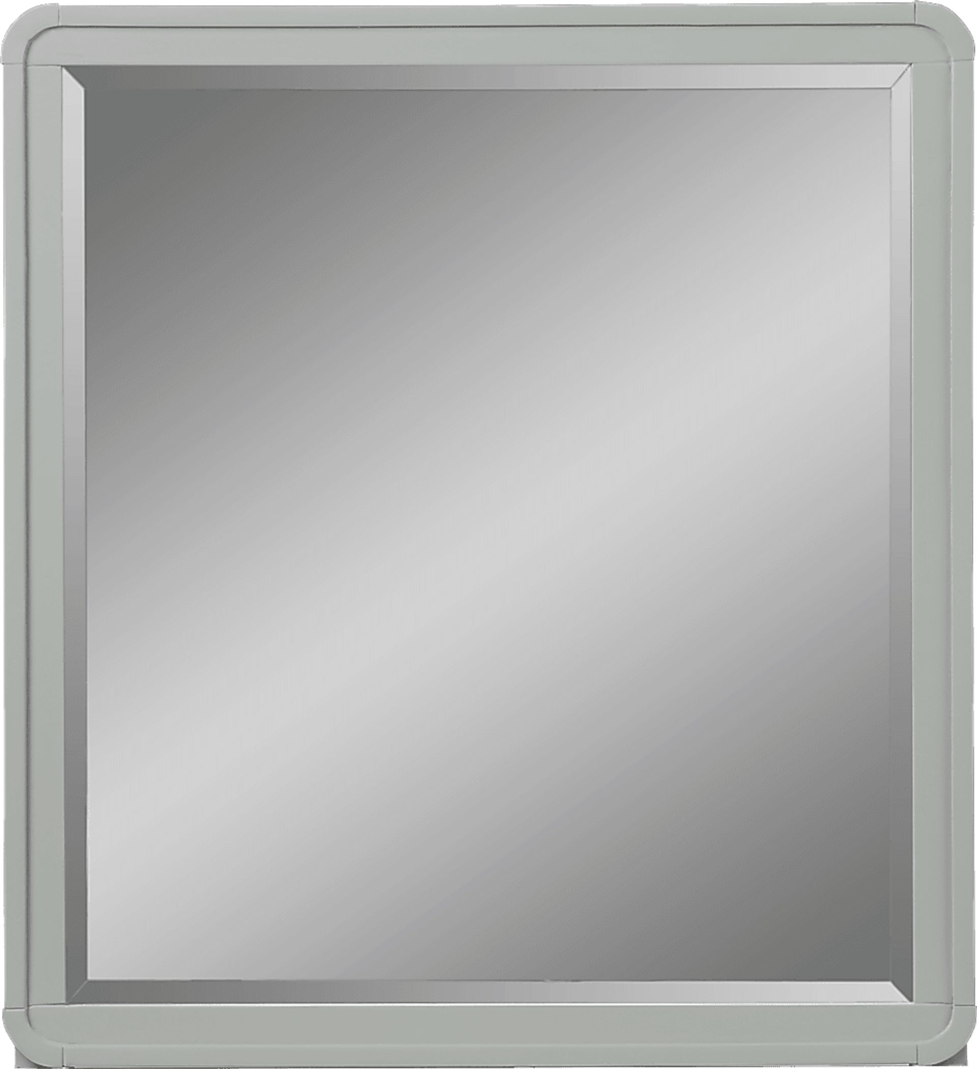 MidMod Gray Mirror - Image 1