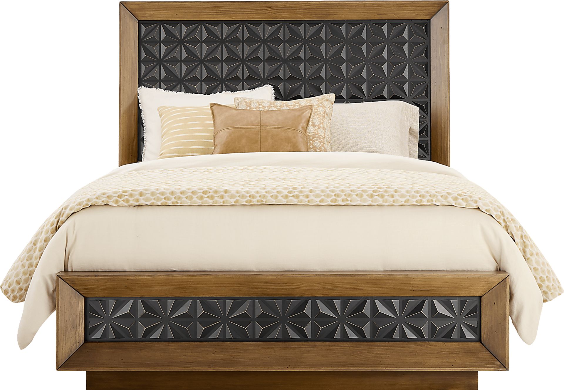 Midnight Jewel Honey 5 Pc King Panel Bedroom - Image 2