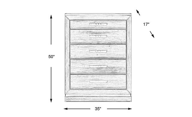 Dimension Image. Please refer to the Dimension Tab on this page for dimension details.