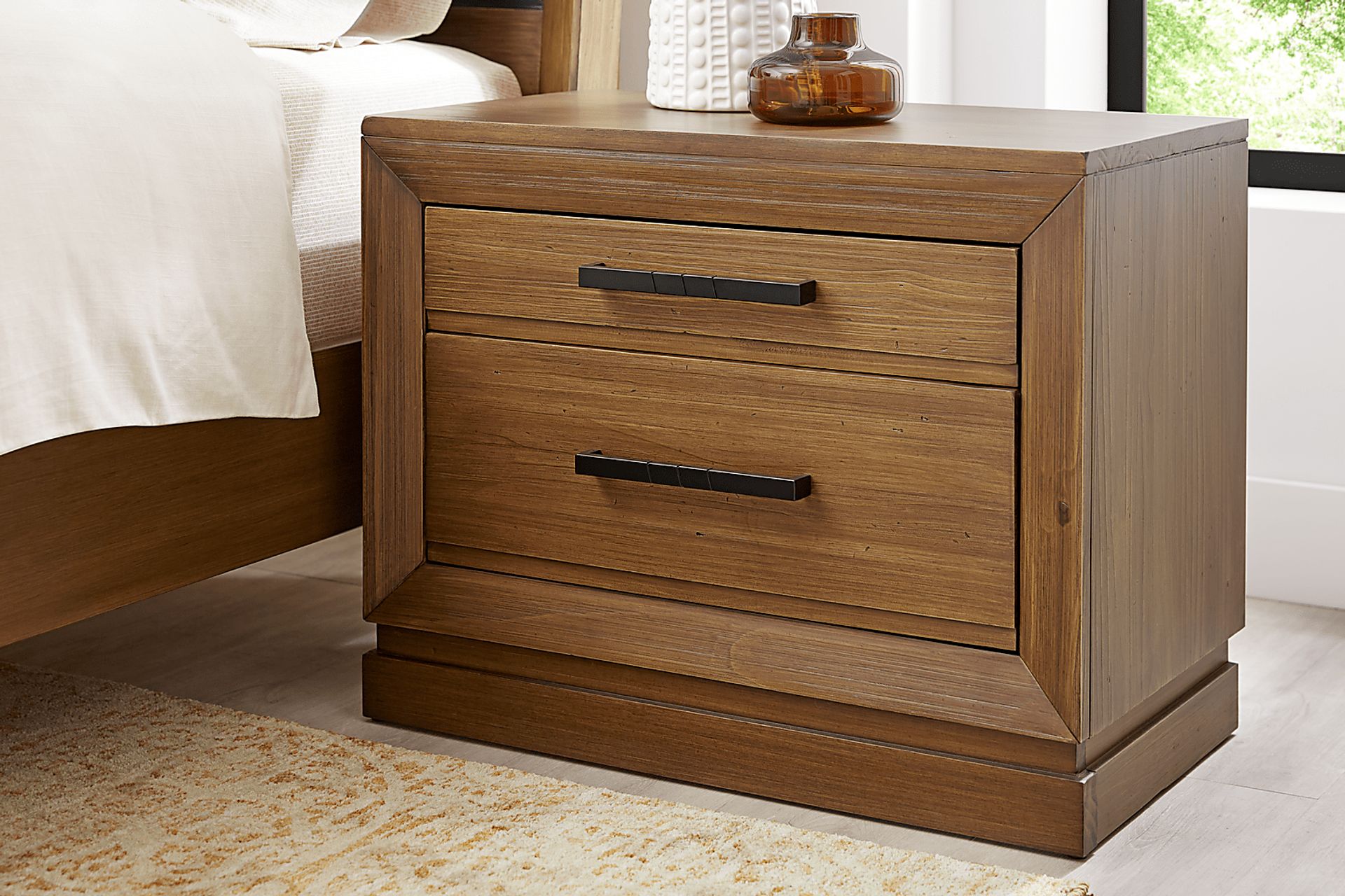 Midnight Jewel Honey Nightstand - Image 3