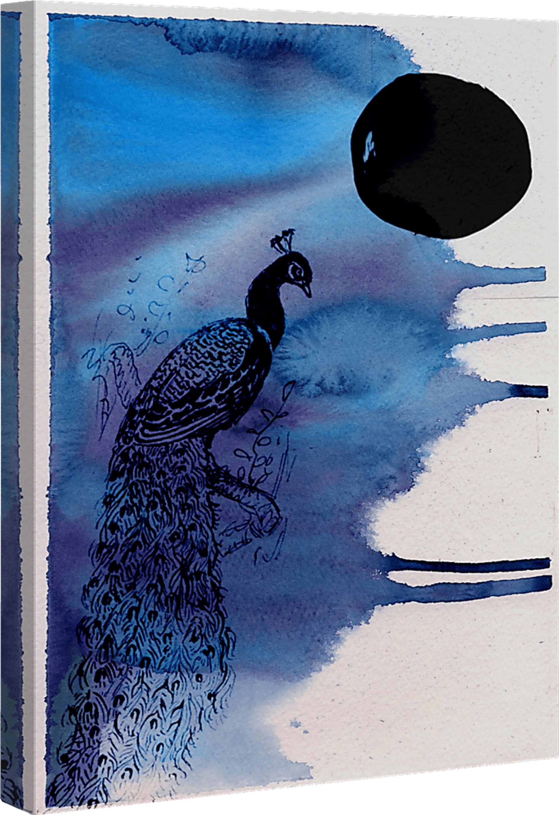 Midnight Radiance Blue Artwork - Image 2