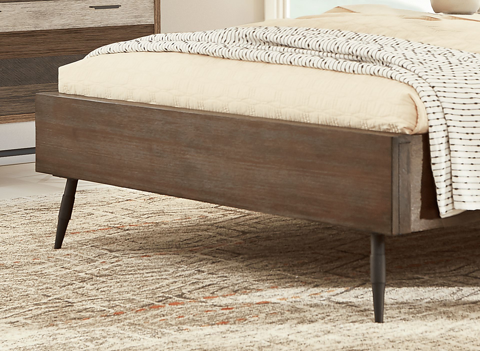 Midtown Loft Brown 3 Pc Queen Panel Bed - Image 3