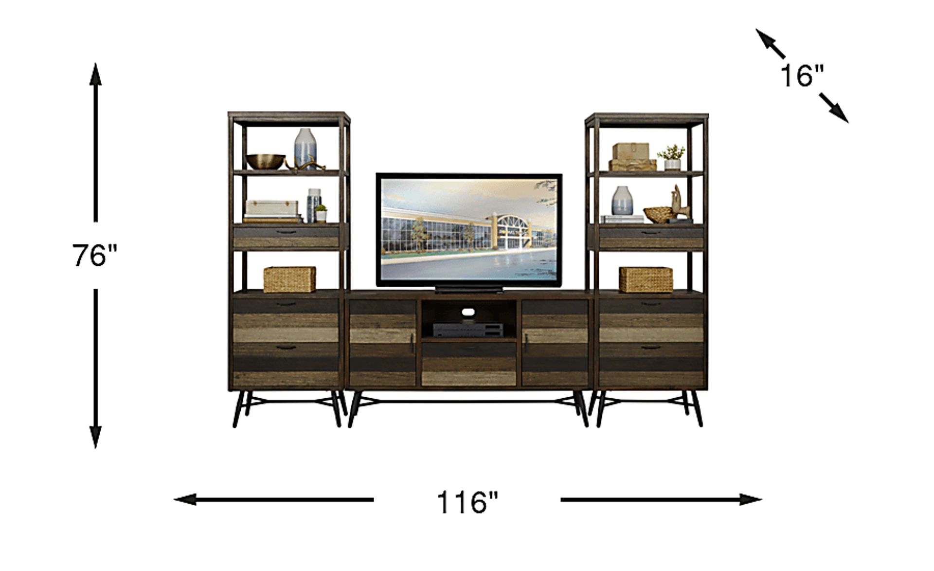 Dimension Image. Please refer to the Dimension Tab on this page for dimension details.