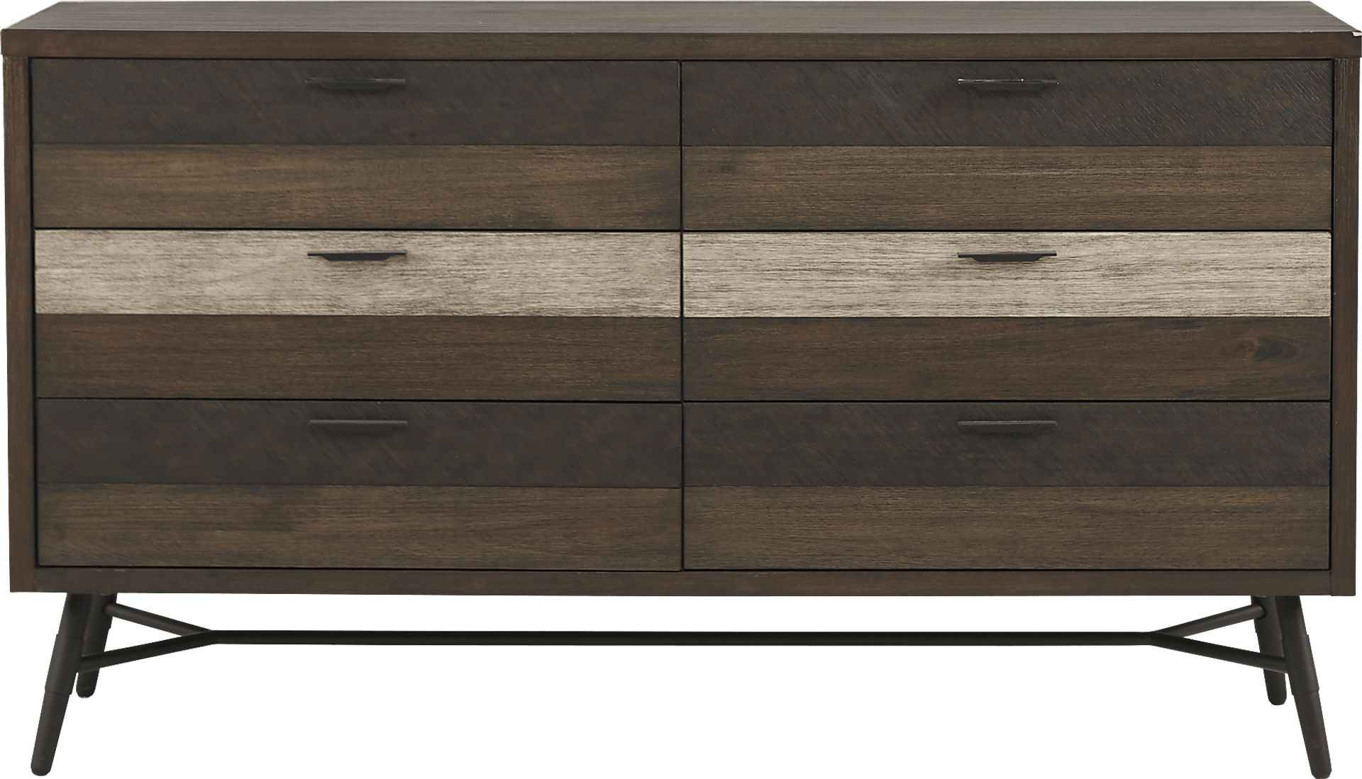 Midtown Loft Brown 7 Pc King Panel Bedroom - Image 6