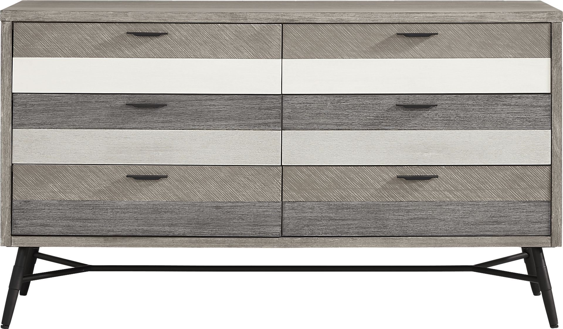 Midtown Loft Gray 7 Pc Queen Panel Bedroom - Image 3