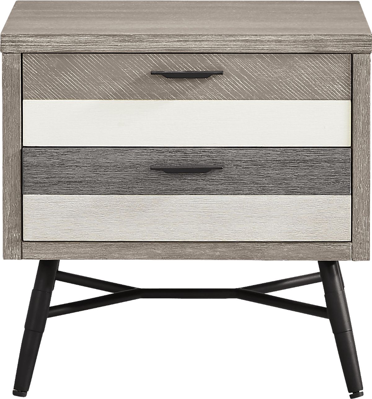 Midtown Loft 5 Pc Gray Queen Bedroom Set With 3 Pc Queen Panel Bed