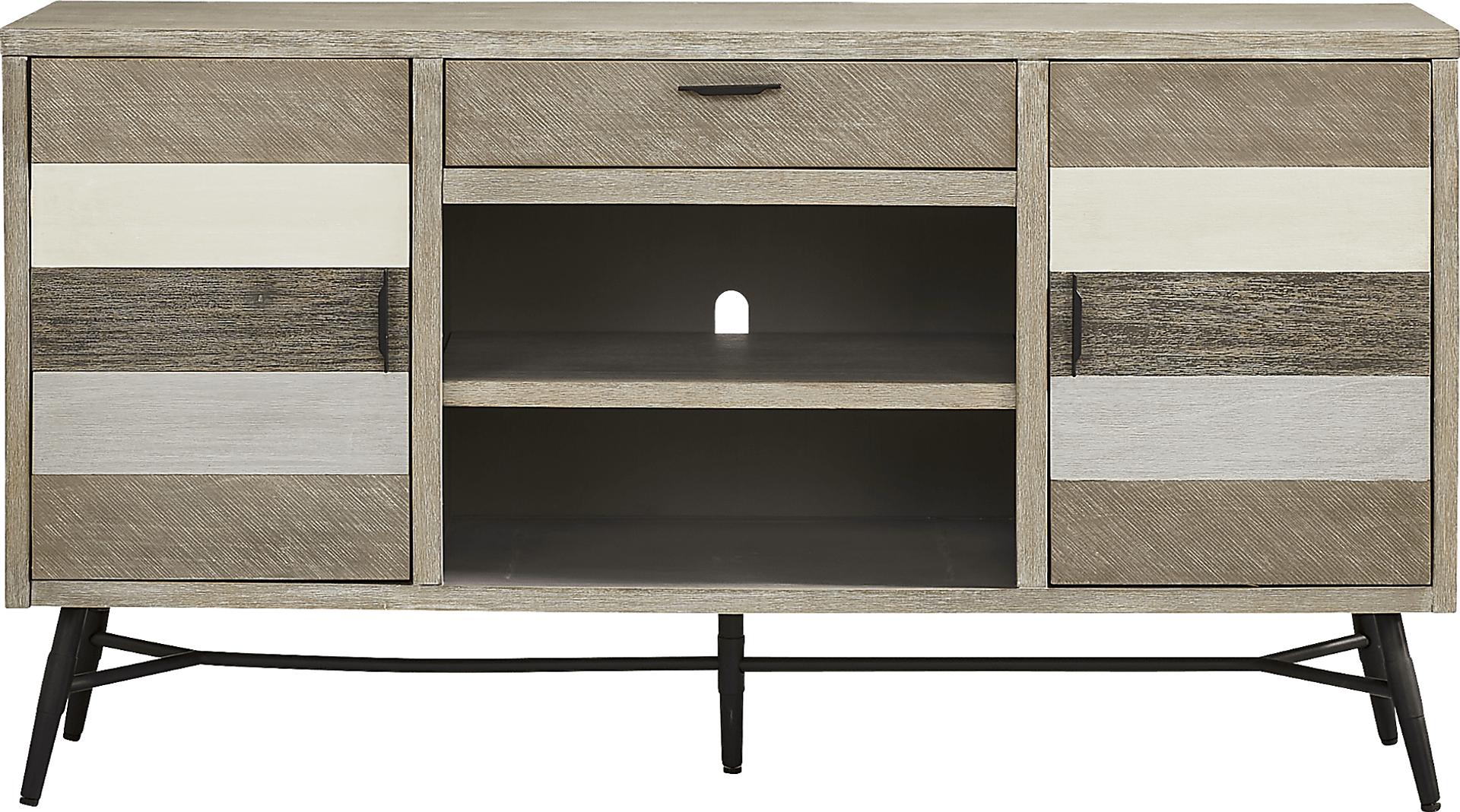 Midtown Loft Gray 66 in. Console