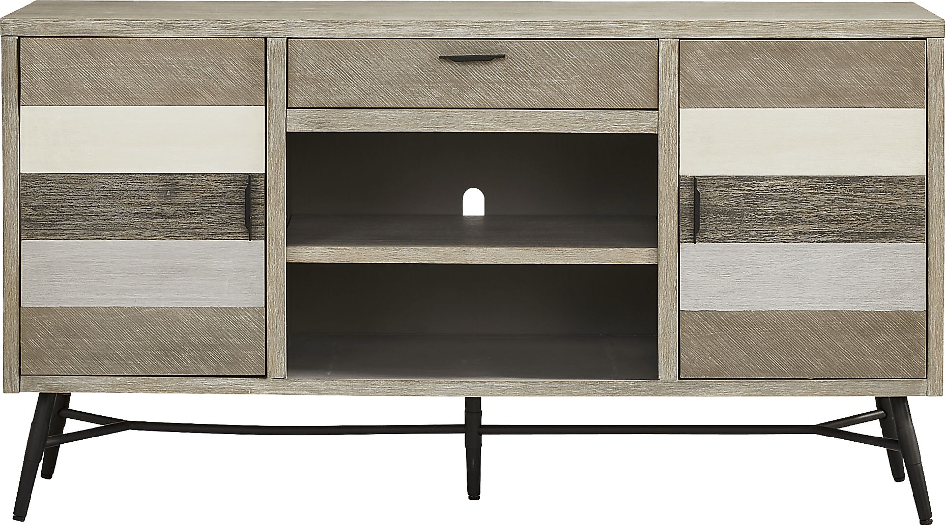 Midtown Loft Gray 66 in. Console - Image 1
