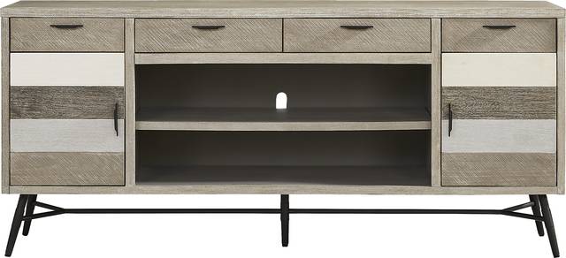 Midtown Loft Gray 80 in. Console - Thumbnail - Image 1