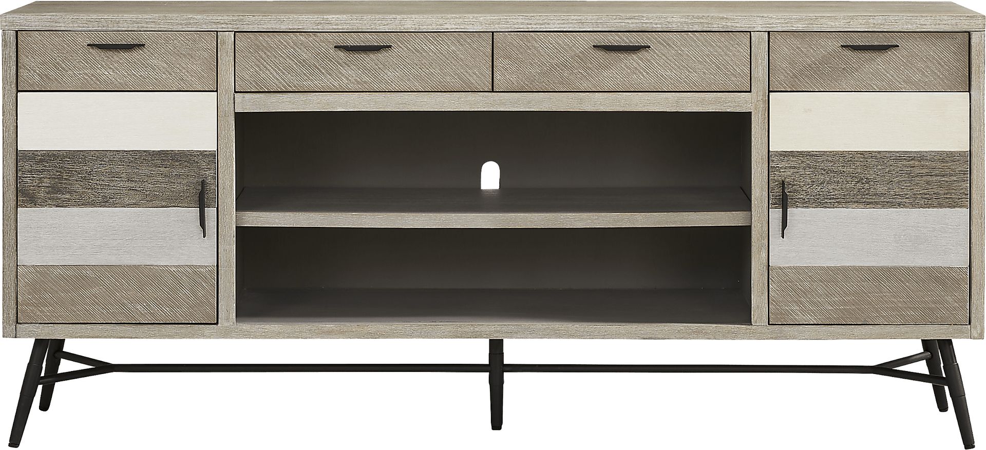Midtown Loft Gray 80 in. Console - Image 1
