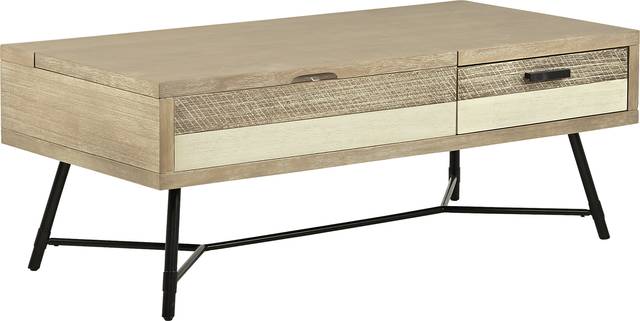 Midtown Loft Natural Lift-Top Cocktail Table - Thumbnail - Image 1
