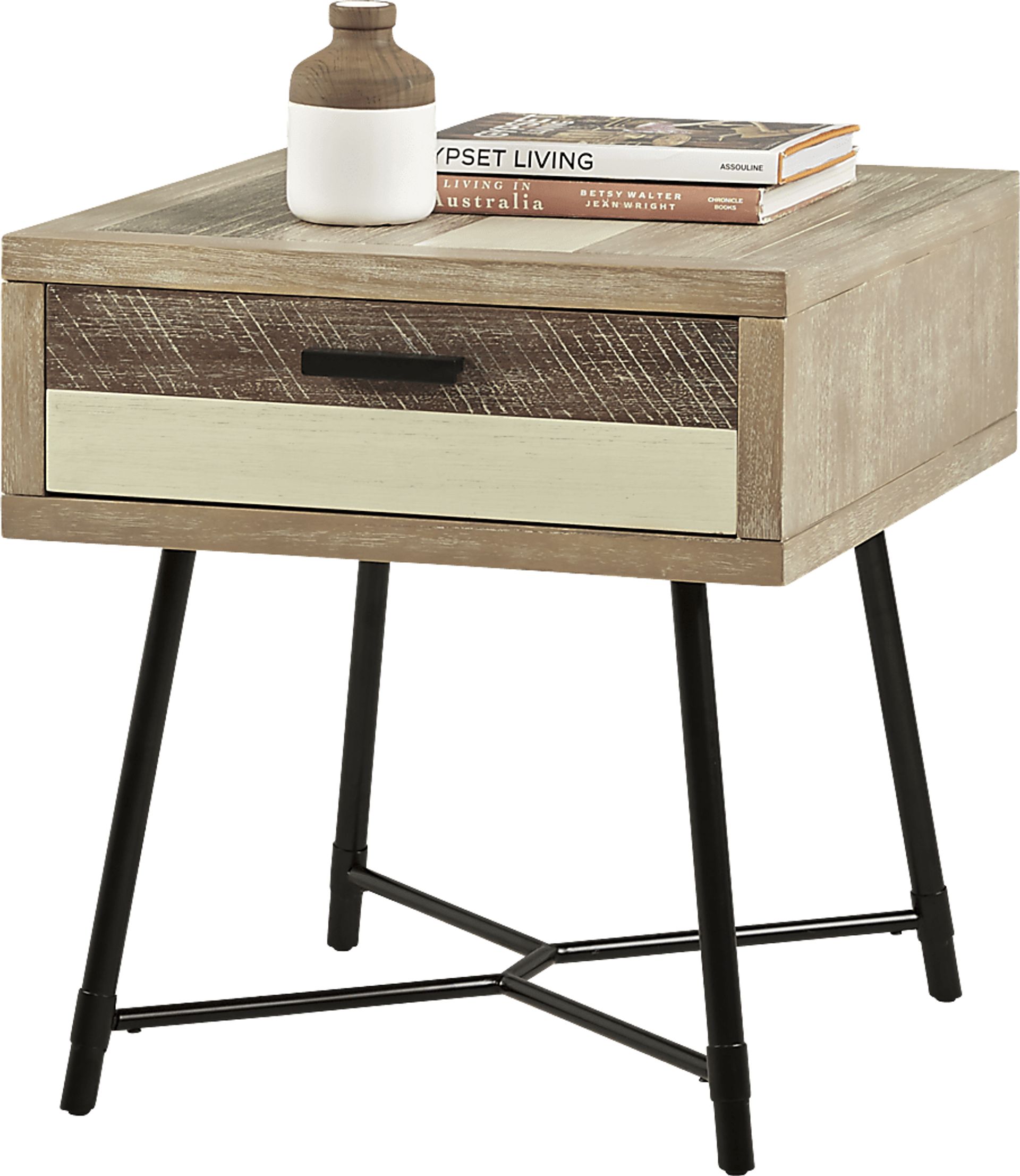 Midtown Loft Natural End Table - Image 2