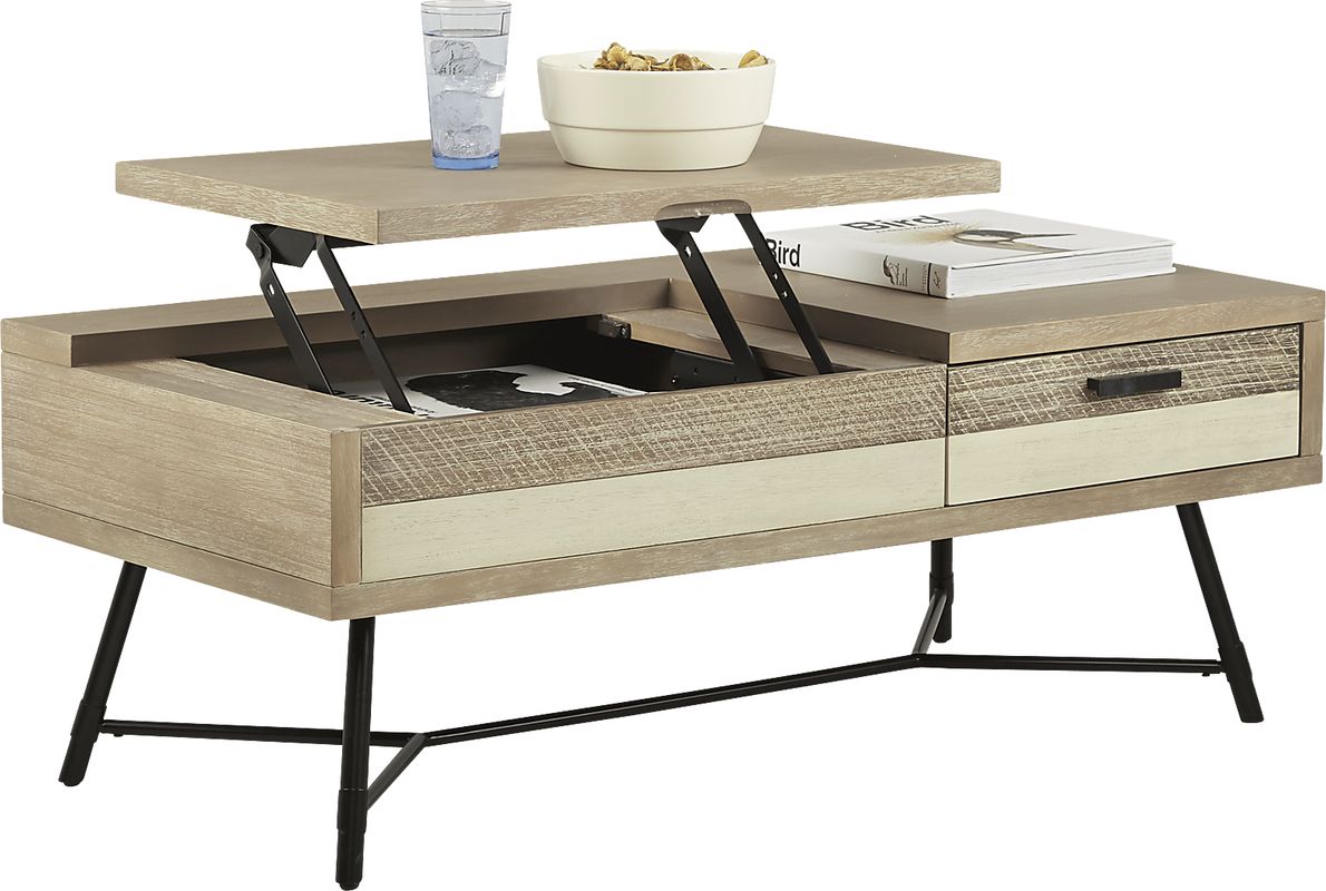 Midtown Loft Natural LiftTop Cocktail Table Rooms To Go