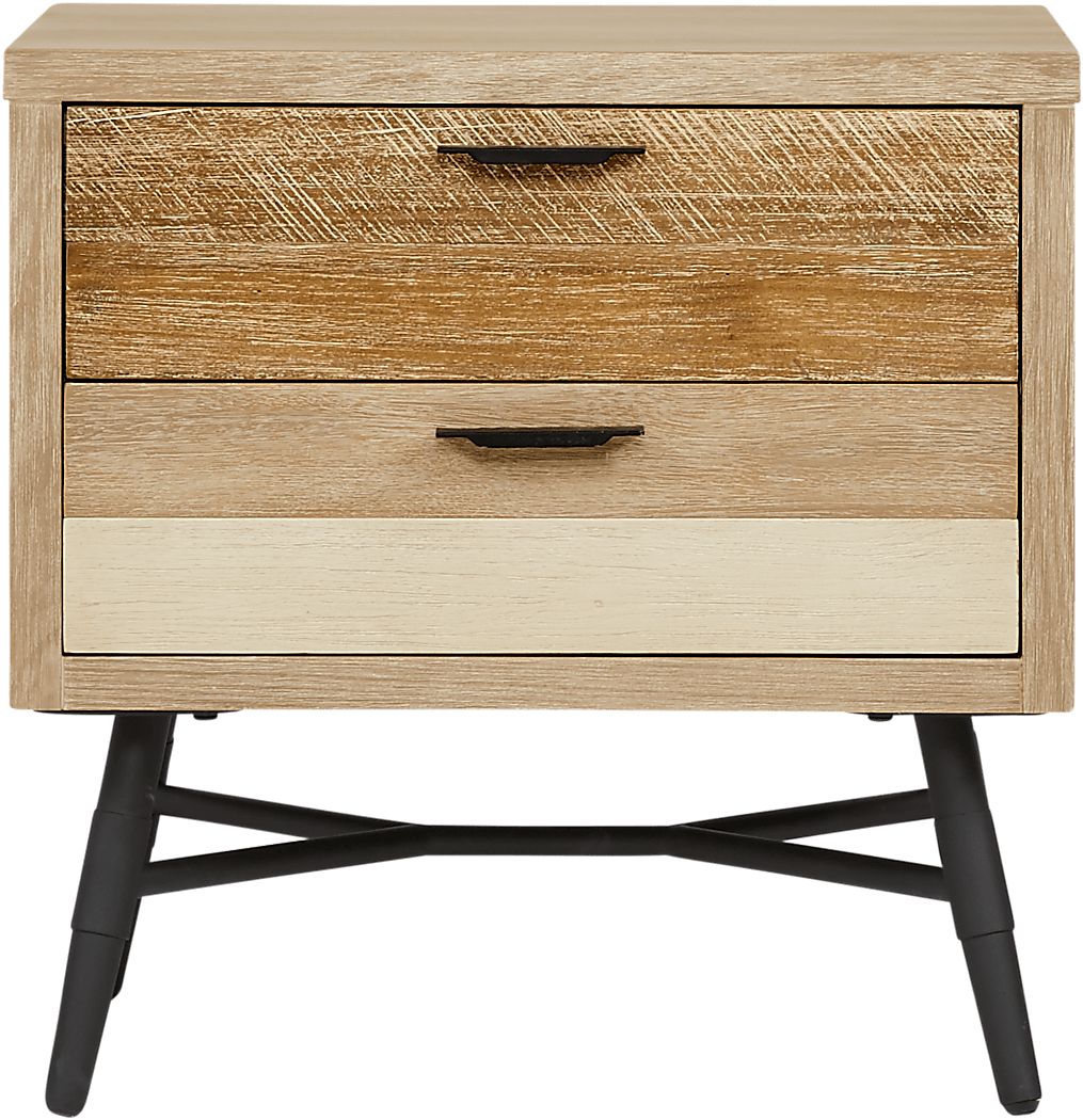 Midtown Loft Natural Nightstand Rooms To Go