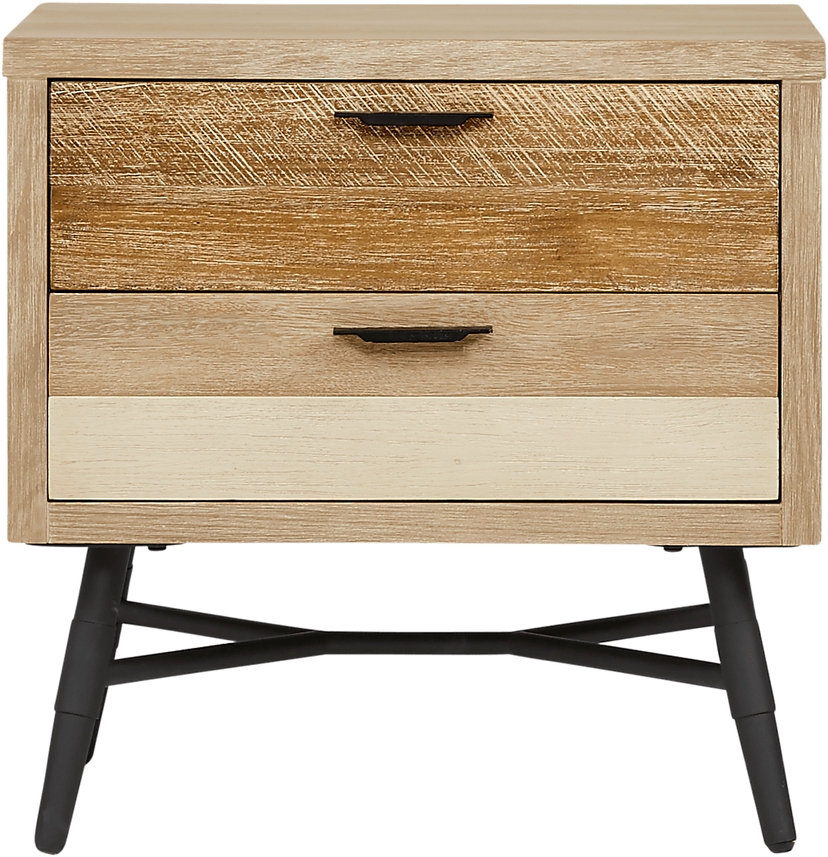 Midtown Loft Natural Nightstand