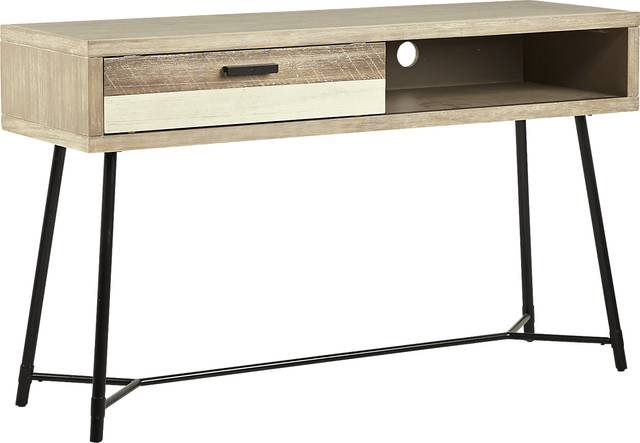 Midtown Loft Natural Sofa Table - Thumbnail - Image 1