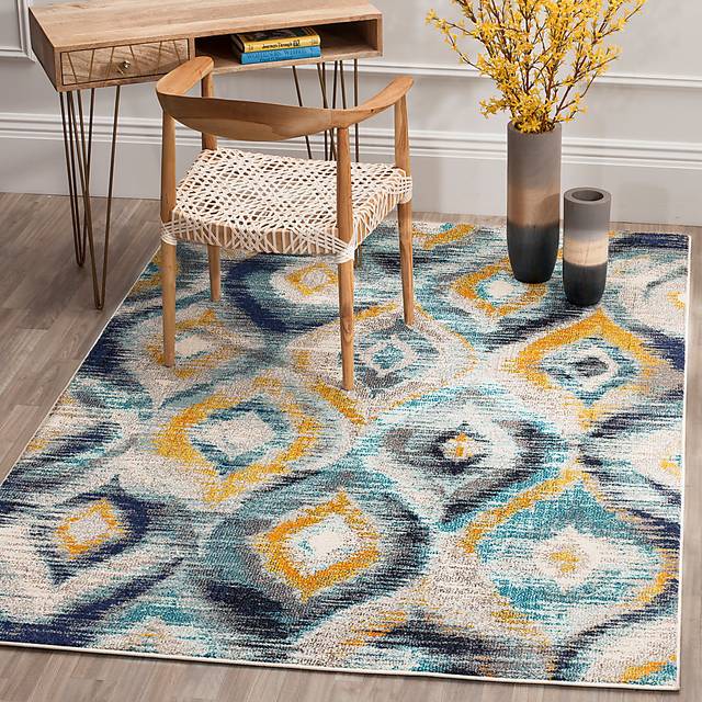 Midway Bay Blue 5'1 x 7'7 Rug - Thumbnail - Image 3