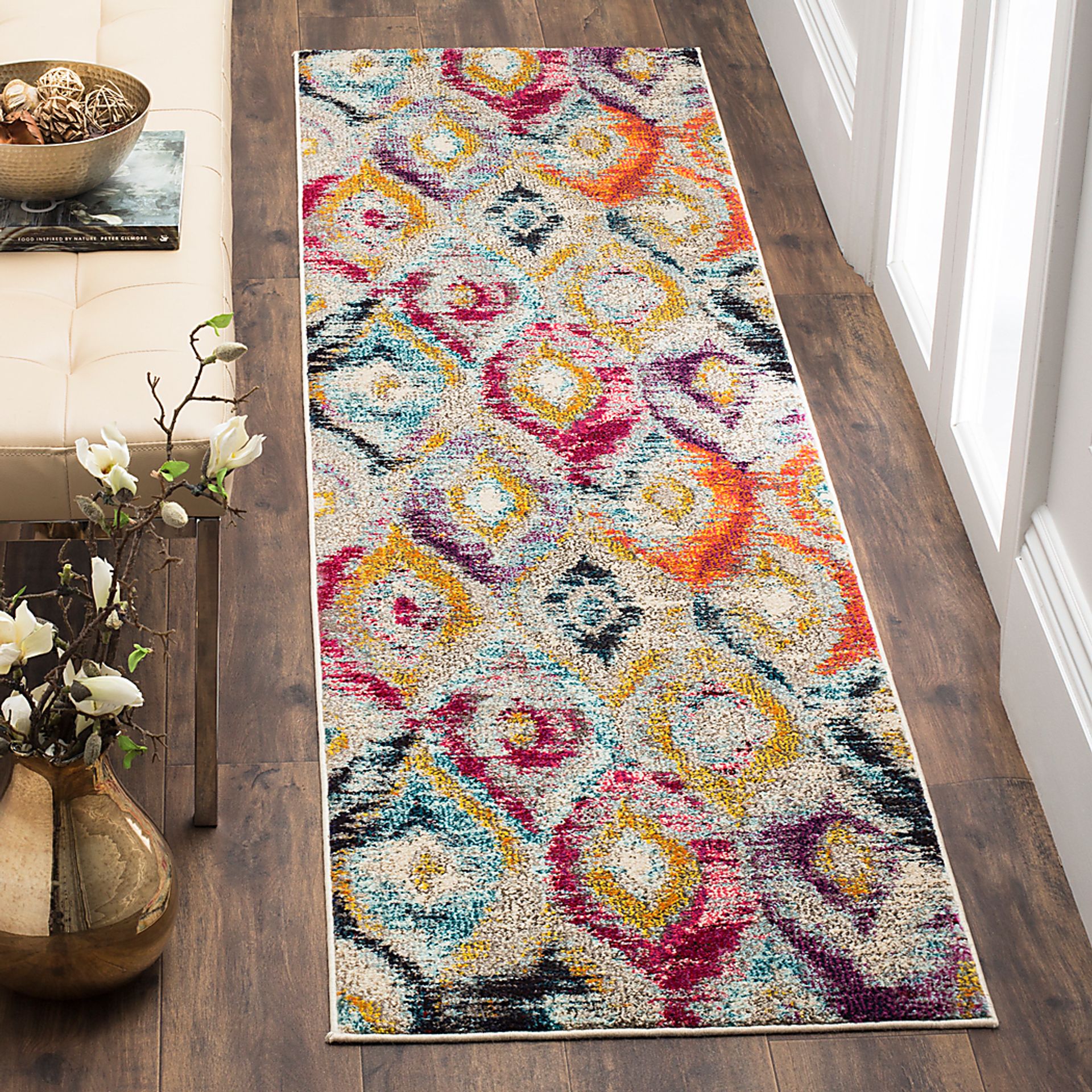 Midway Bay Ivory 2'2 x 10' Runner Rug - Image 2