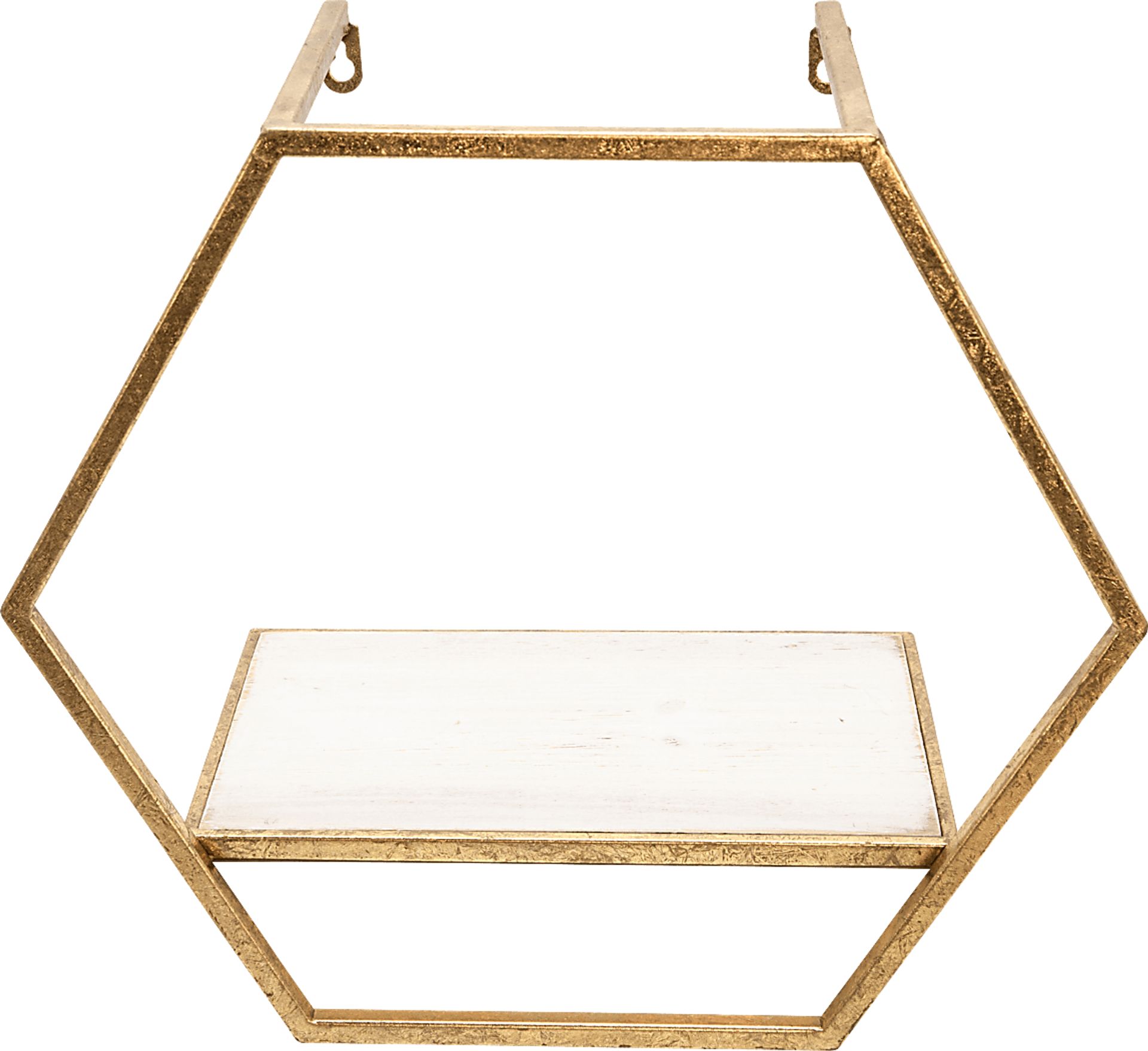 Midwoode Gold Wall Shelf, Set of 3 - Image 4