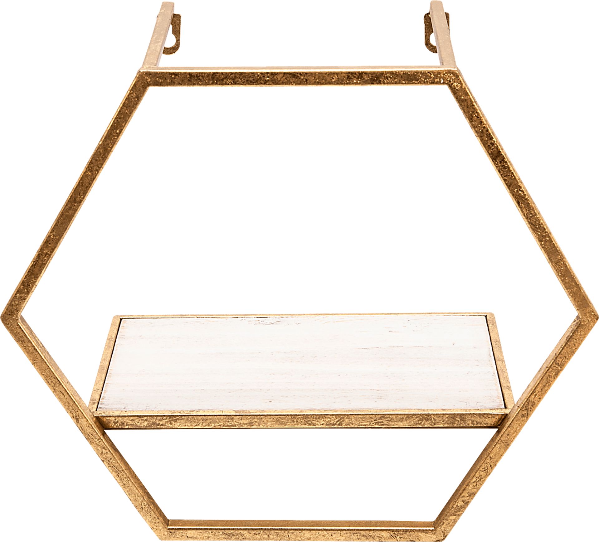 Midwoode Gold Wall Shelf, Set of 3 - Image 5