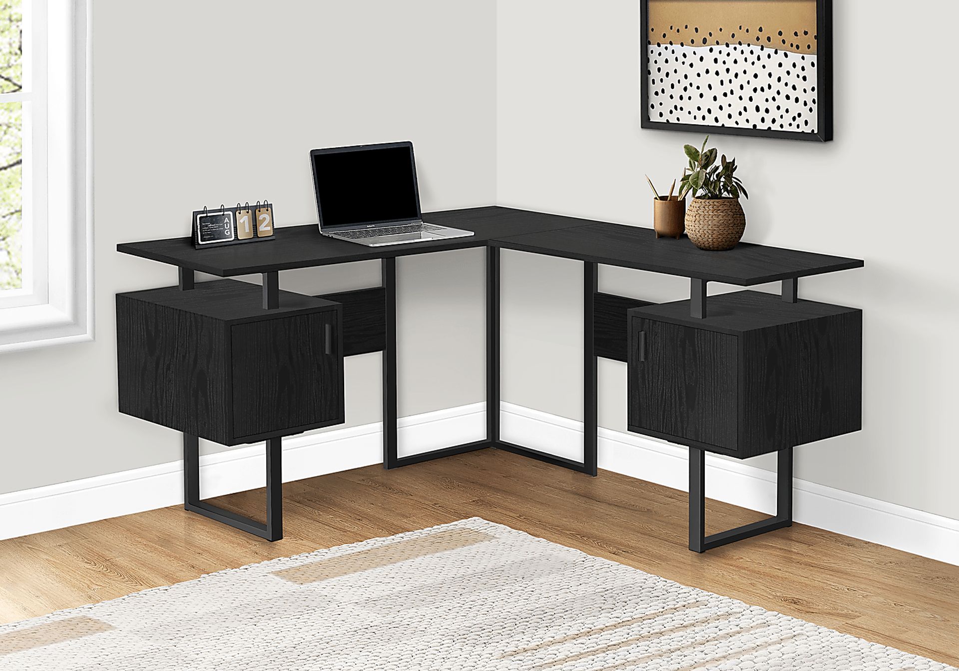 Miener Black Desk - Image 2