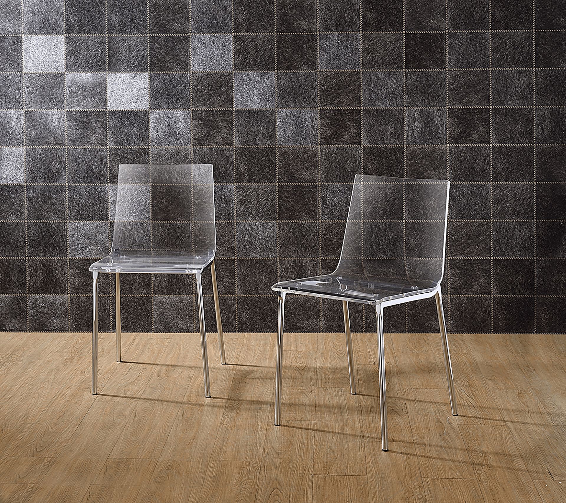 Migoya Chrome Dining Chair, Set of 2 - Image 2
