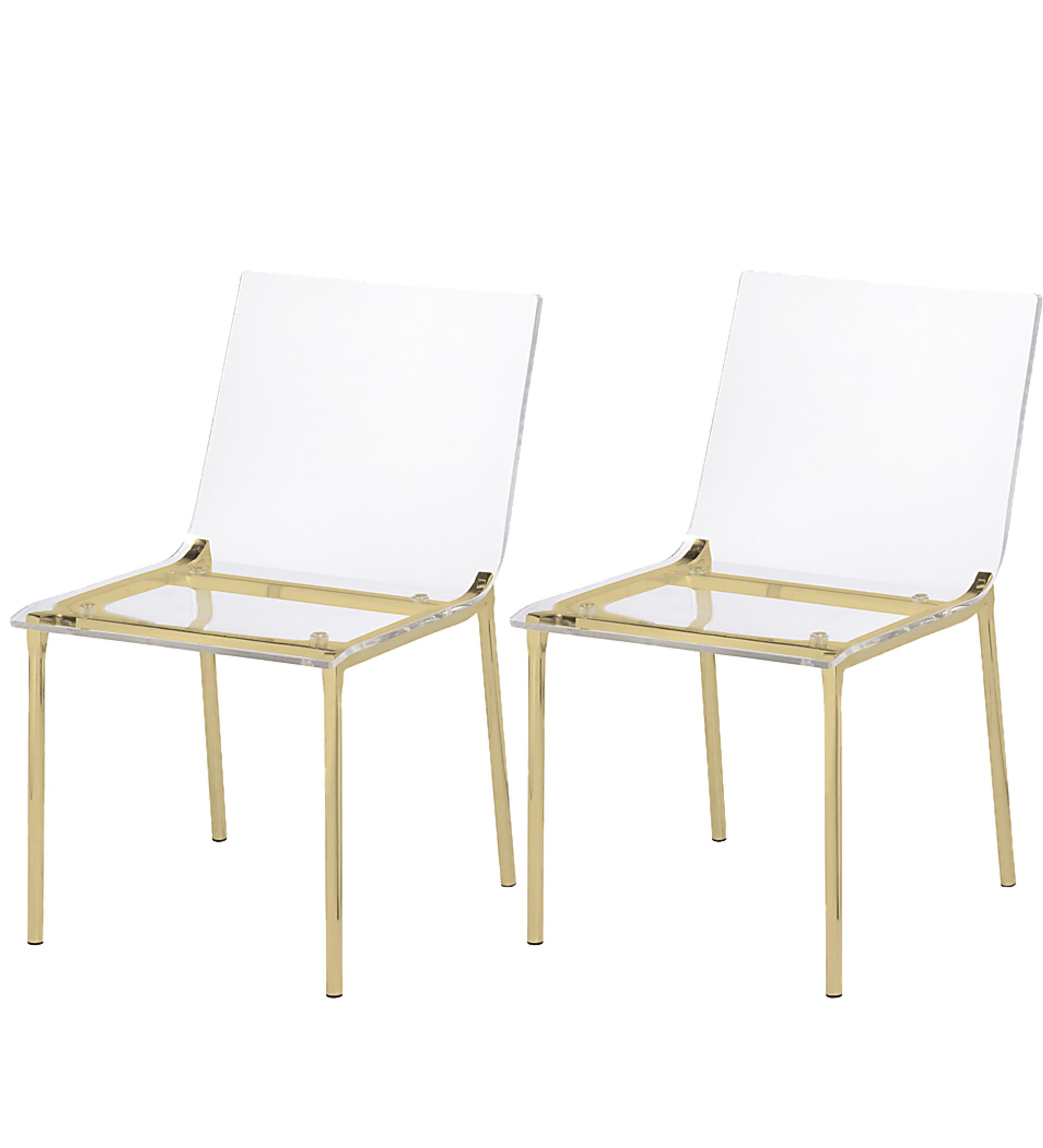 Migoya Gold Dining Chair, Set of 2 - Image 1