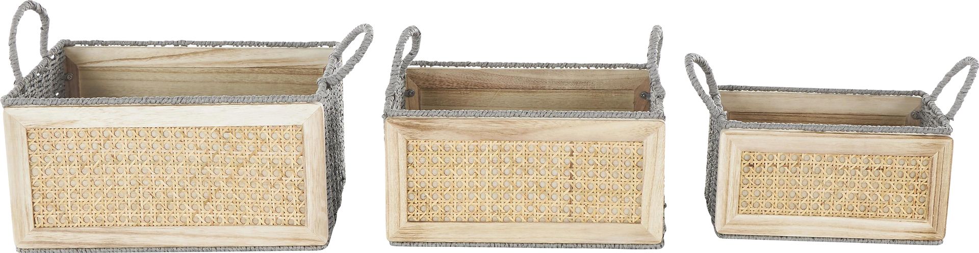 Mihi Brown Basket, Set of 3 - Image 4