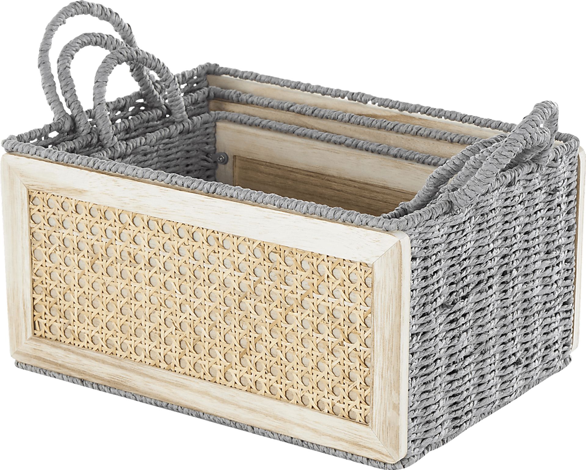 Mihi Brown Basket, Set of 3 - Image 6