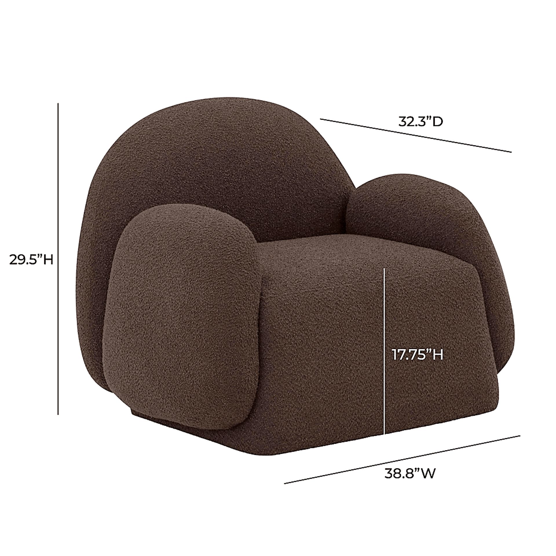 Mihr Brown Accent Chair - Image 6