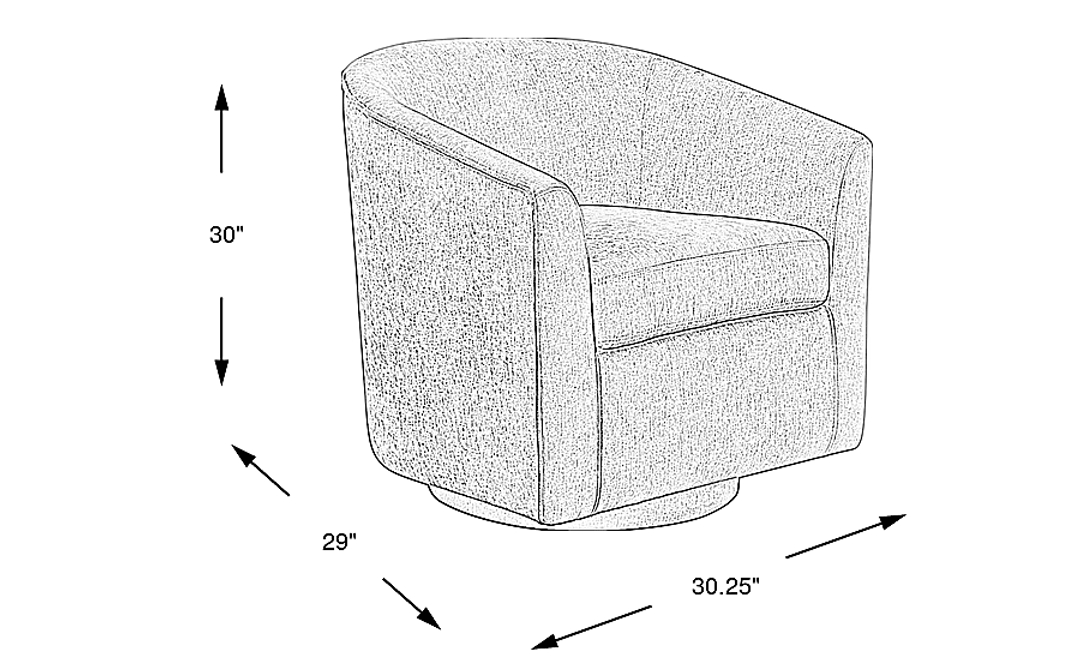 Mikaela Swivel Accent Chair