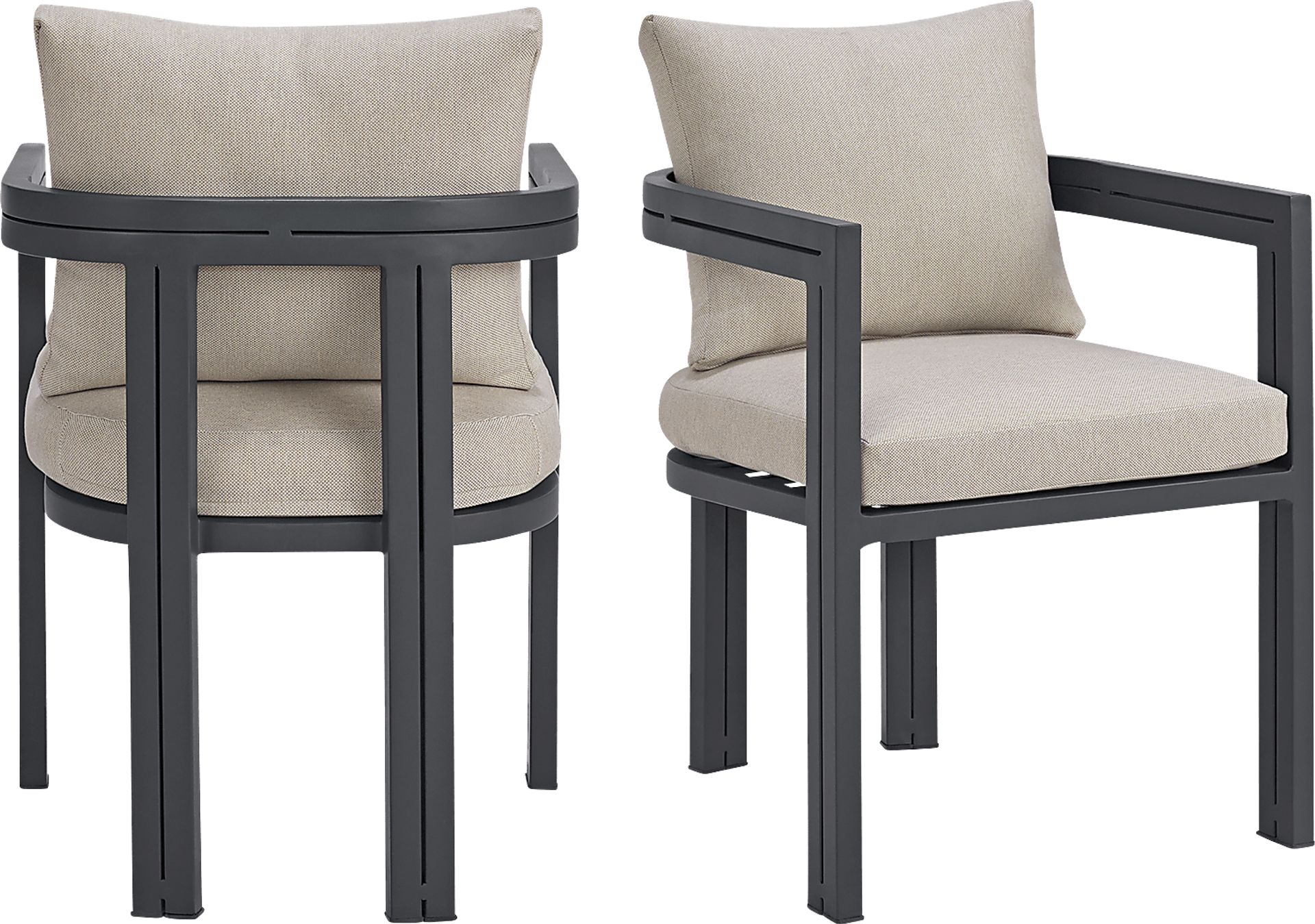Mikayla Dark Gray Arm Chair - Image 6