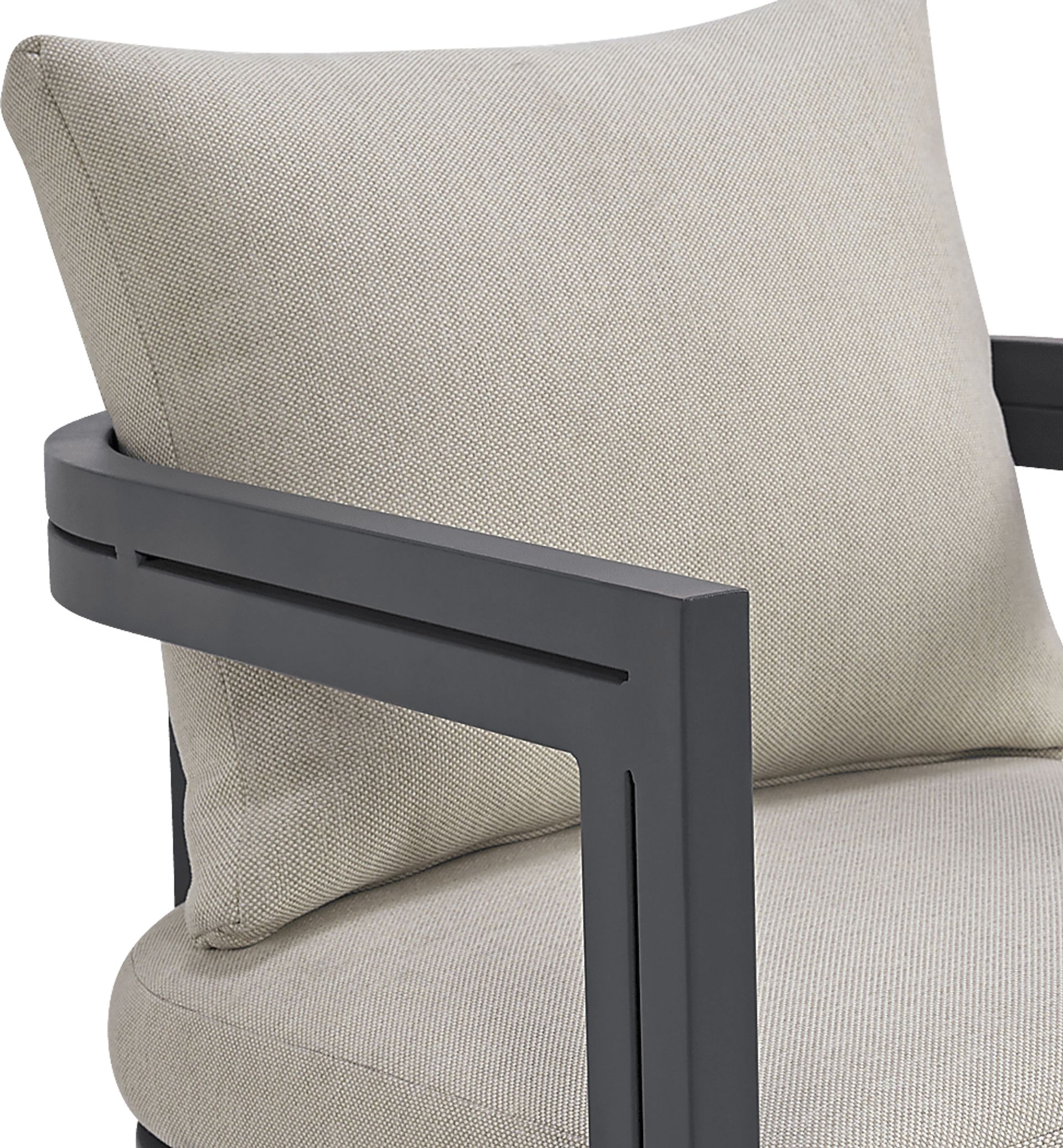 Mikayla Dark Gray Arm Chair - Image 9
