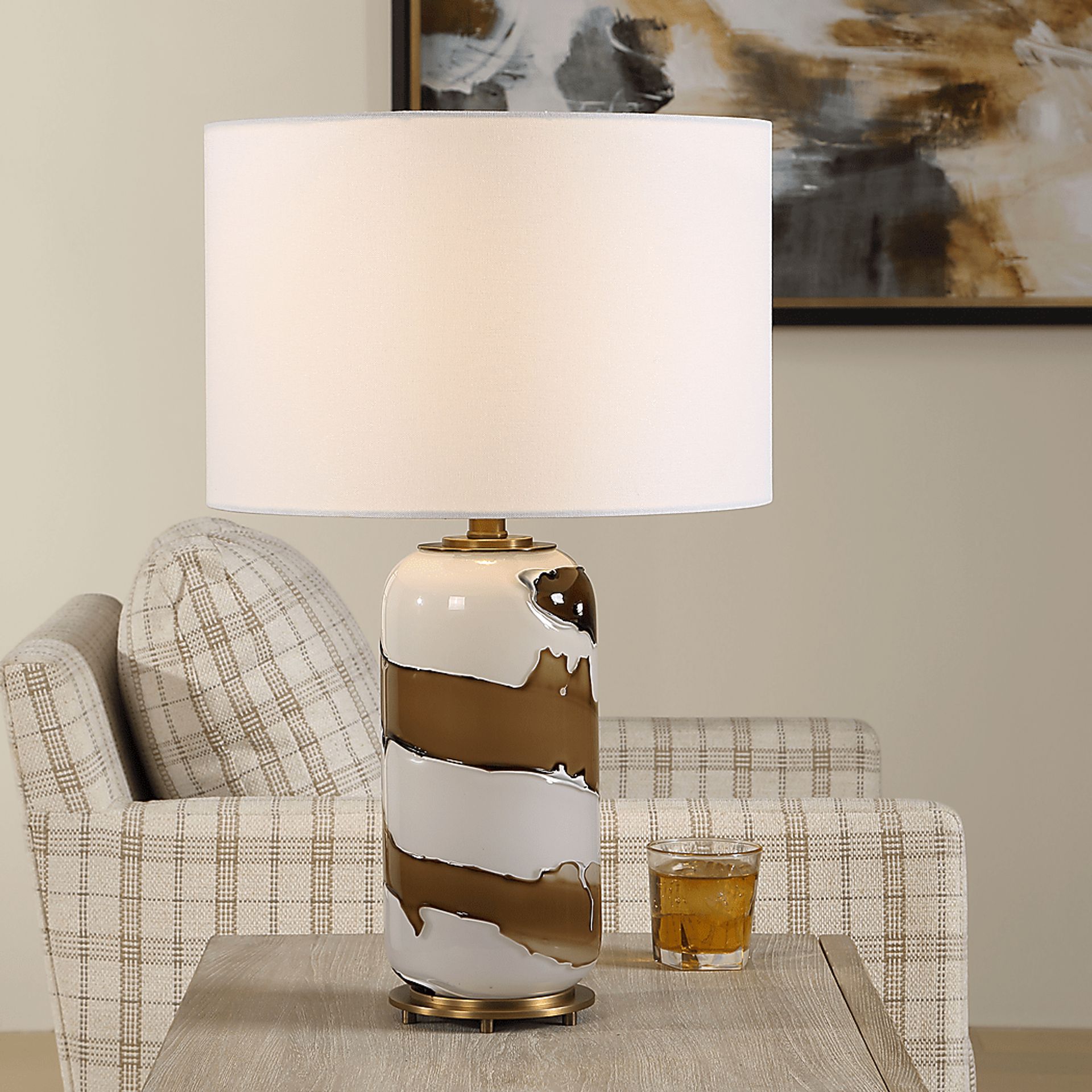 Mikelle Brown Lamp - Image 2