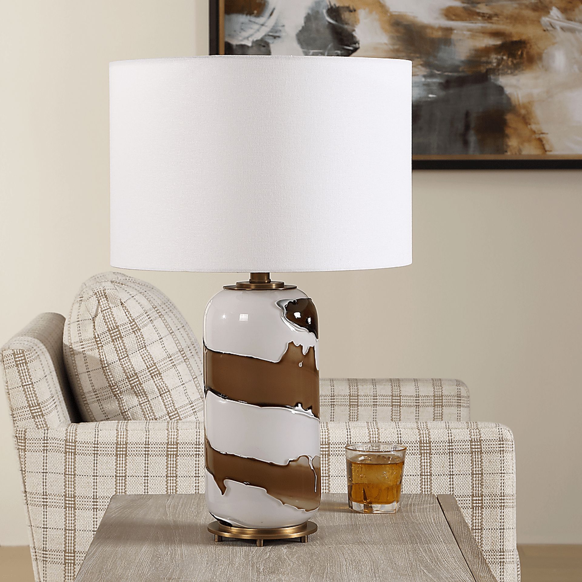 Mikelle Brown Lamp - Image 3