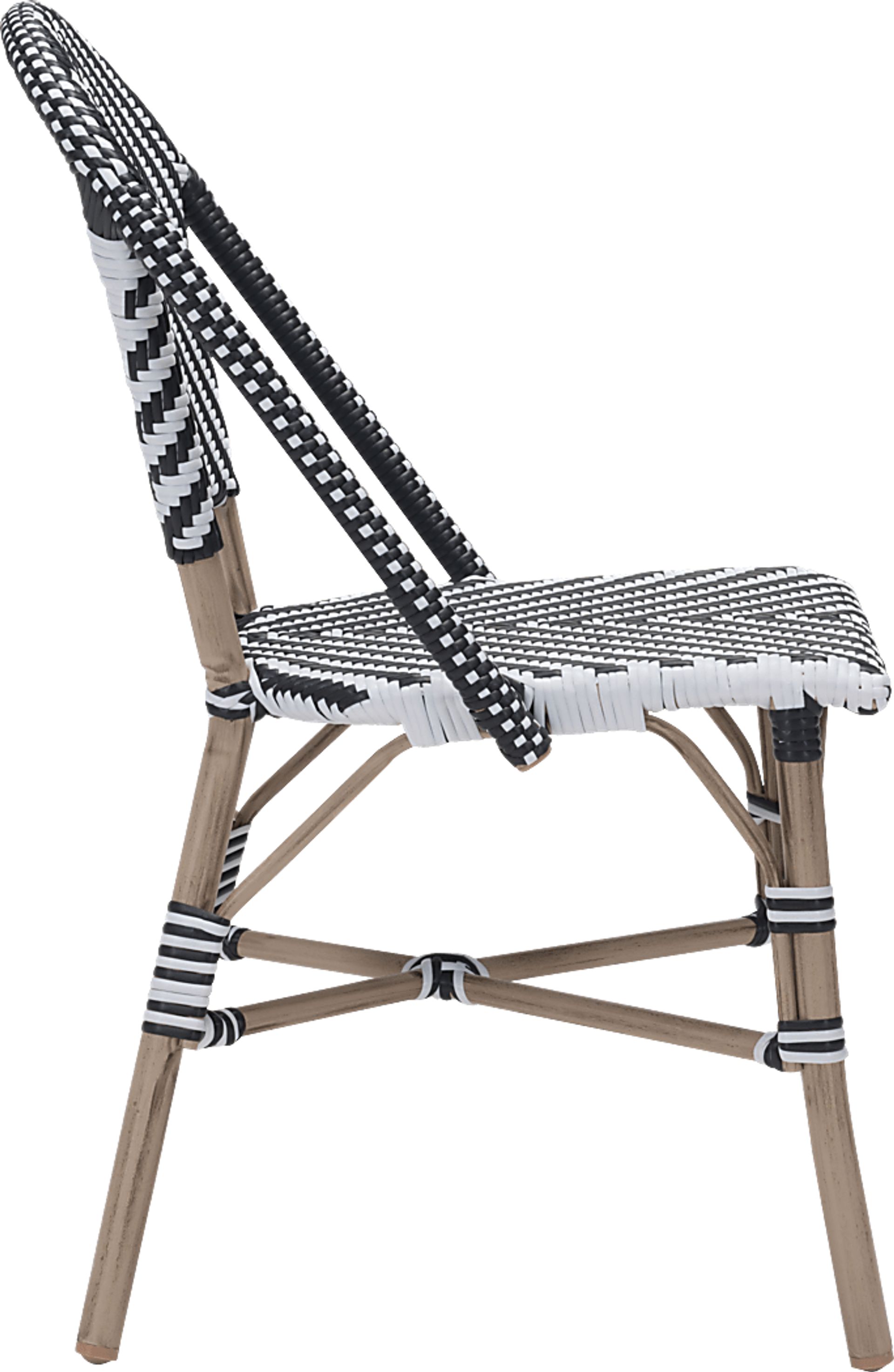 Miki Bay Black Side Chair, Set of 2 - Image 2