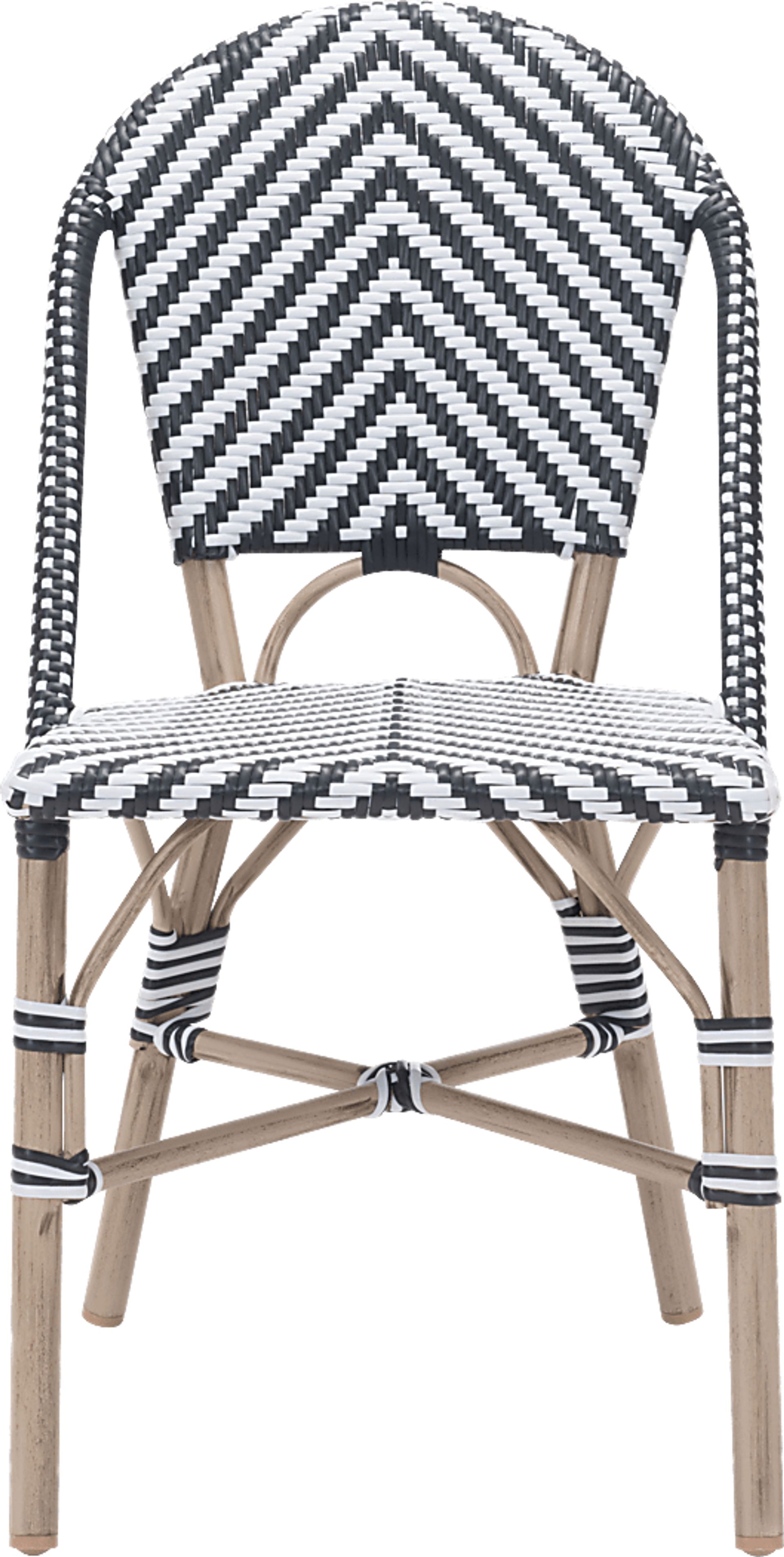 Miki Bay Black Side Chair, Set of 2 - Image 3