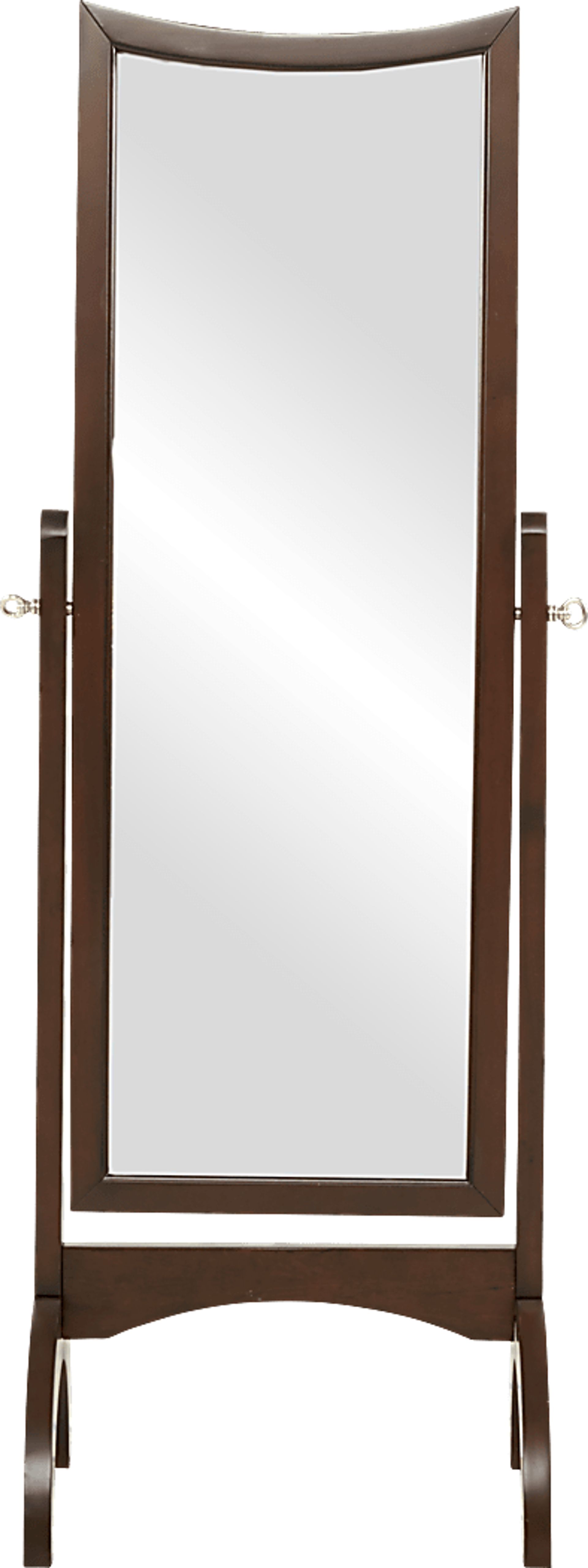Kids Mila Place Espresso Cheval Mirror - Image 1