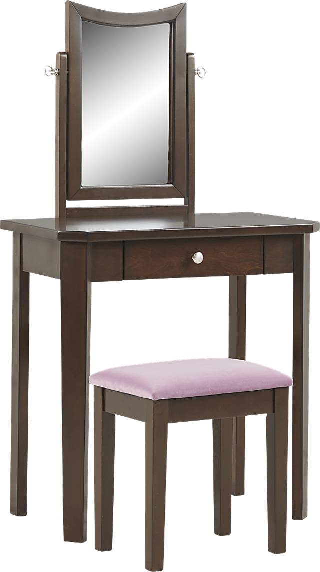 Kids Mila Place Espresso Vanity Set - Thumbnail - Image 1