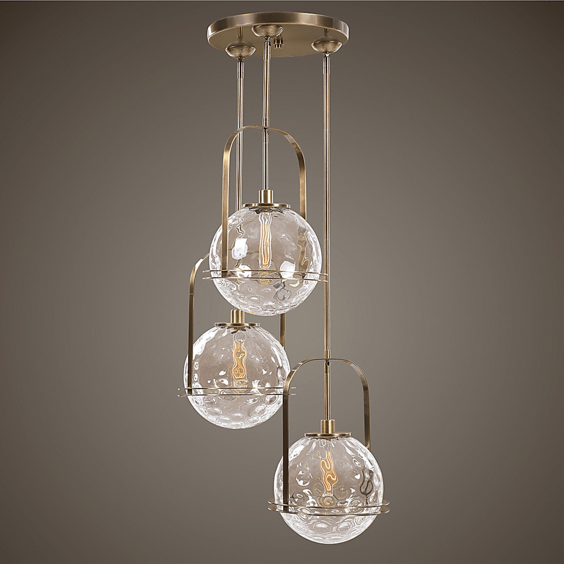 Mila Sea Brass Chandelier - Image 2