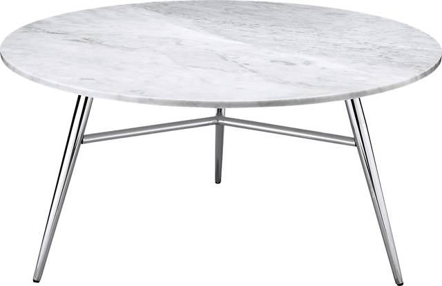 Milada White Cocktail Table - Thumbnail - Image 1