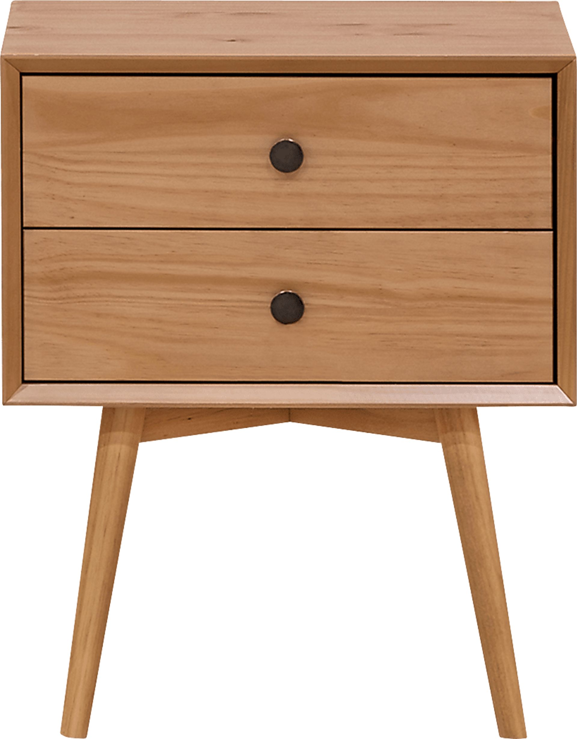 Milaen 2 Drawer Brown Nightstand - Image 1
