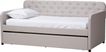 Milam Beige Twin Daybed With Trundle