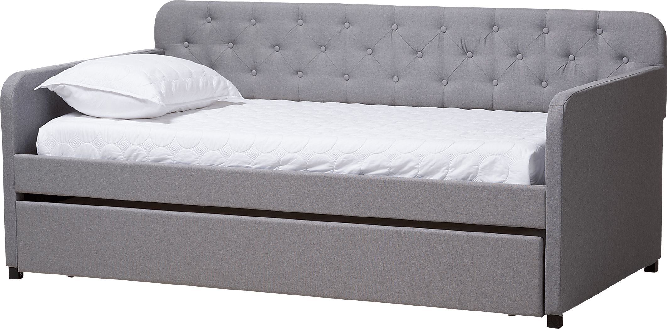 Milam Gray Twin Daybed With Trundle Rooms To Go