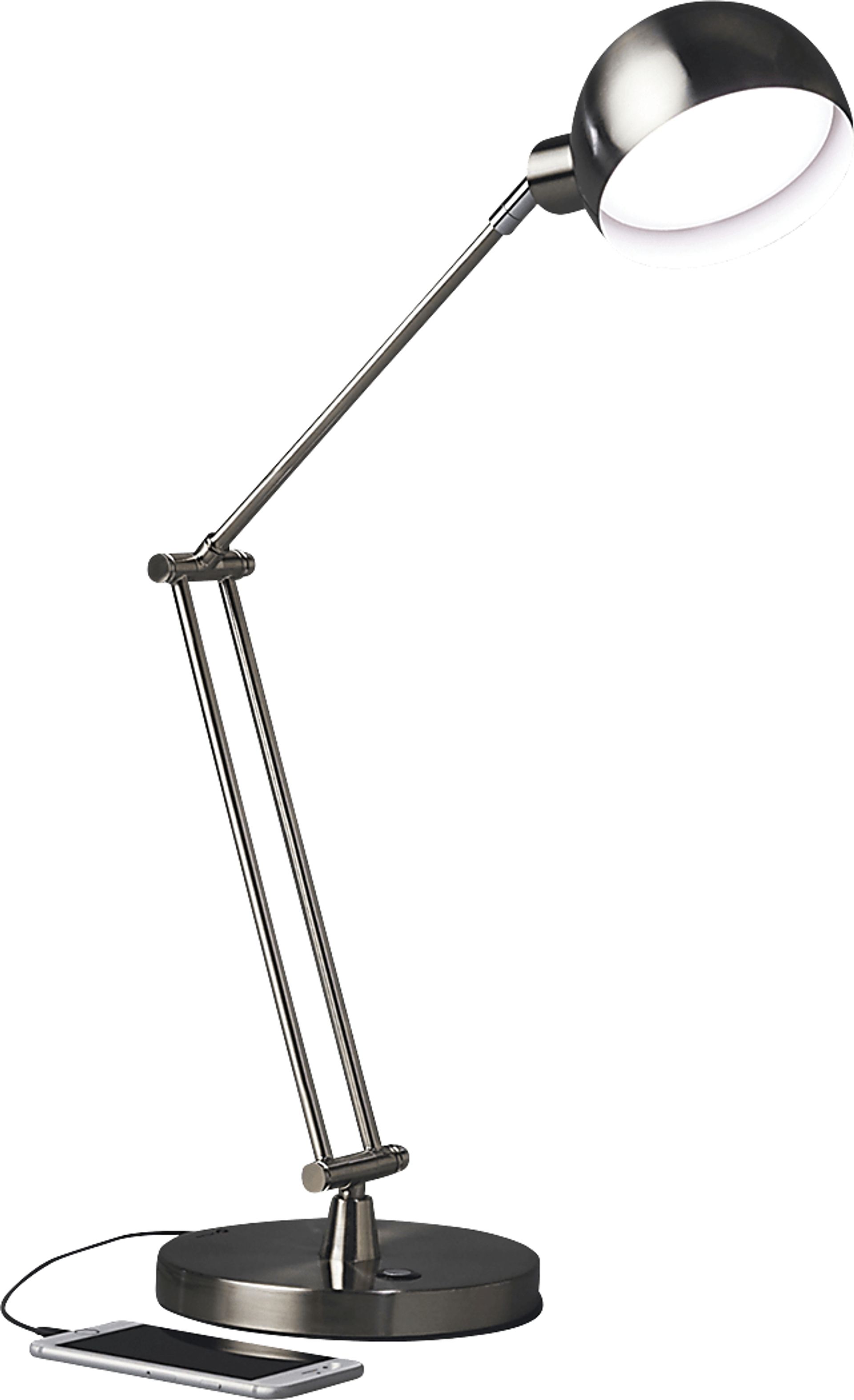 Milan Lane Nickel Lamp - Image 1