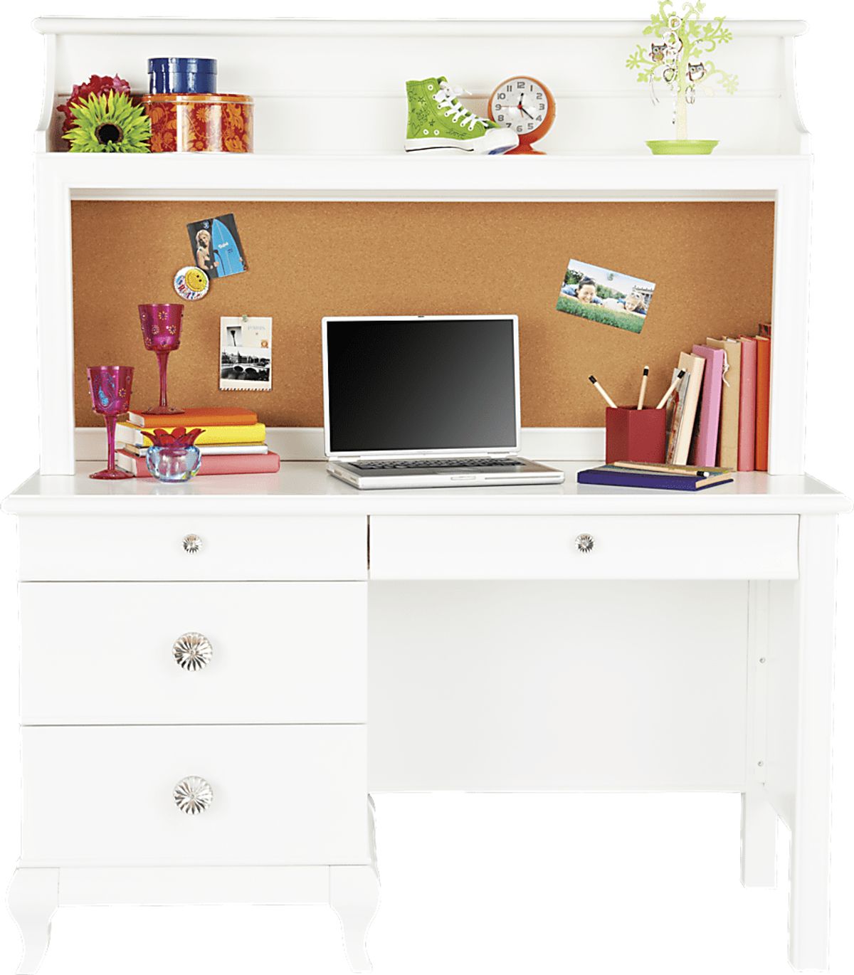 Bellini Jessica Student Desk with Hutch, 75% Off