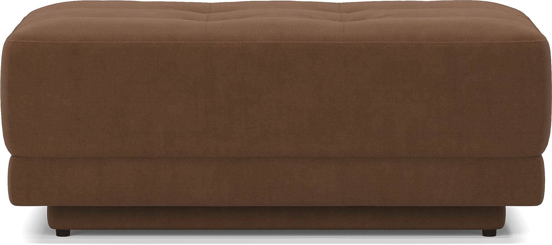 Milano Brown Ottoman - Image 1