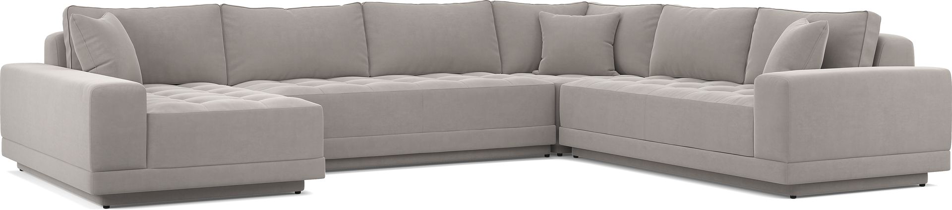 Milano Platinum 4 Pc Sectional - Image 1
