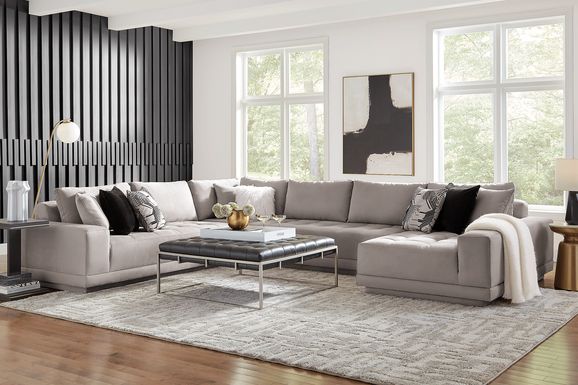 Milano 4 Pc Right Arm Chaise Sectional