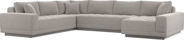Milano Platinum 4 Pc Sectional - Thumbnail - Image 1